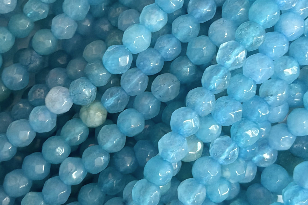 Agate 4mm Round/Rondelle