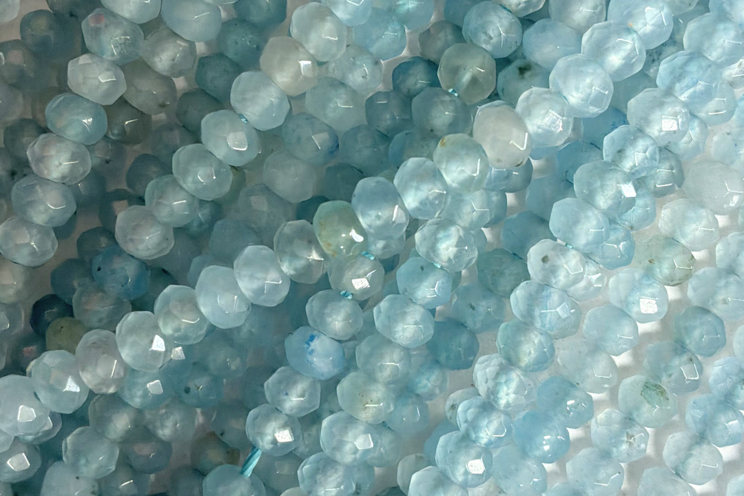 Agate 4mm Round/Rondelle