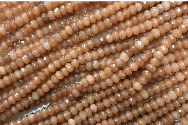 Agate 4mm Round/Rondelle