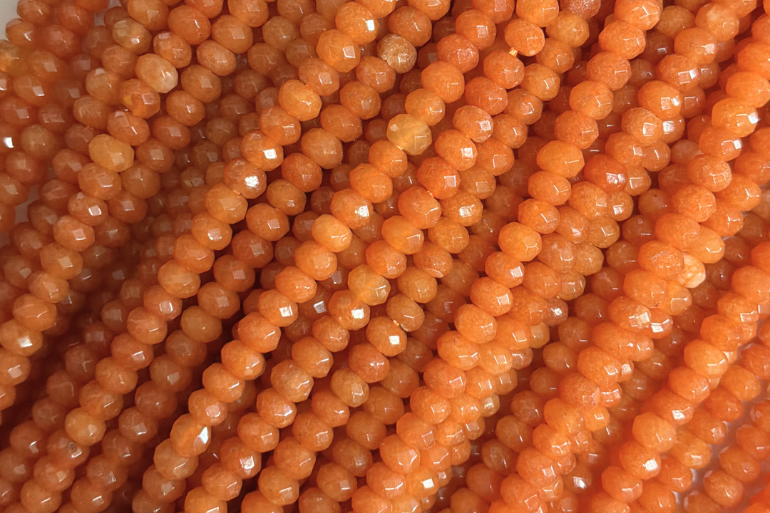 Agate 4mm Round/Rondelle