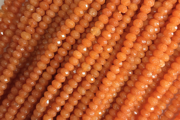 Agate 4mm Round/Rondelle