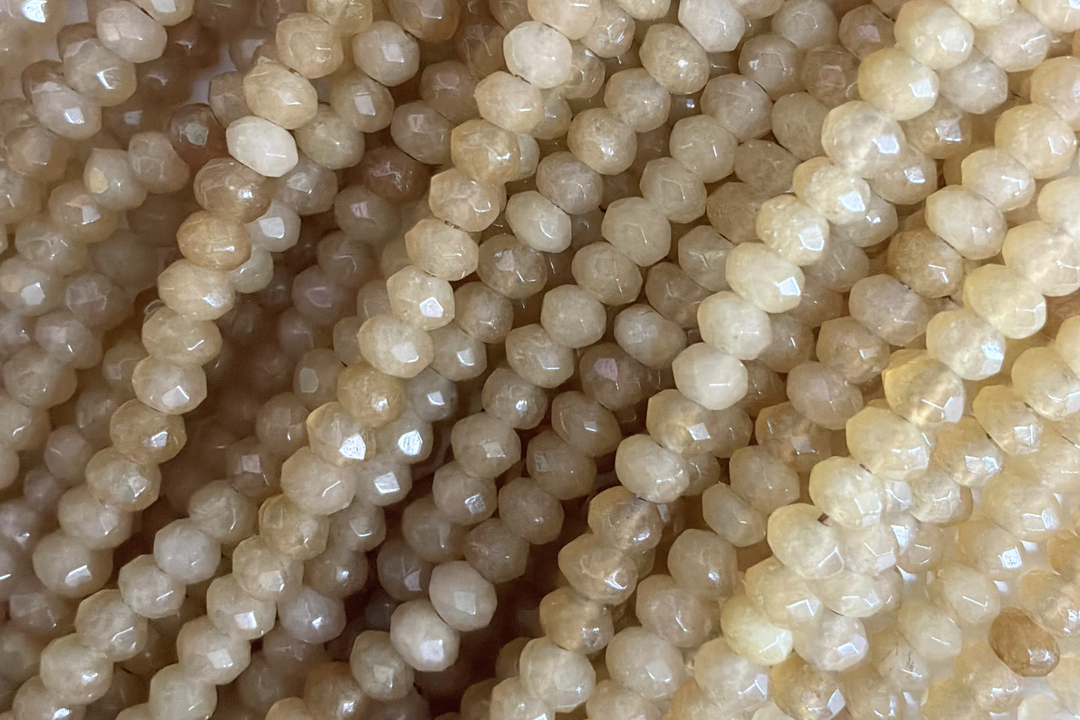 Agate 4mm Round/Rondelle