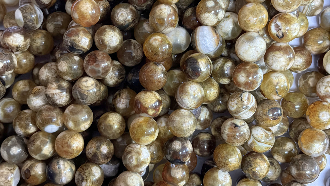 Natural Semi-precious dyed Agate 8mm