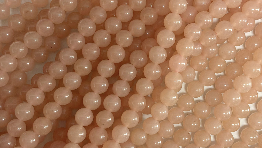 Semi-precious Round Dyed Jade
