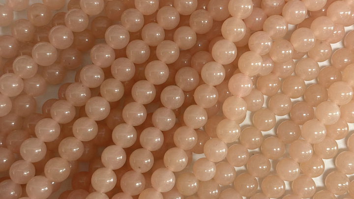Semi-precious Round Dyed Jade