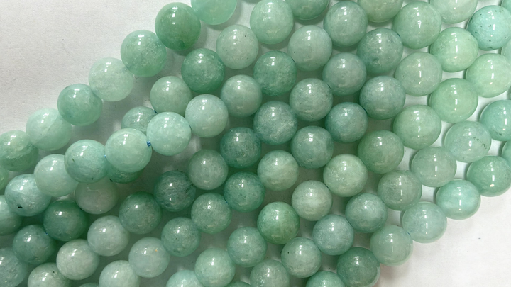Semi-precious Round Dyed Jade
