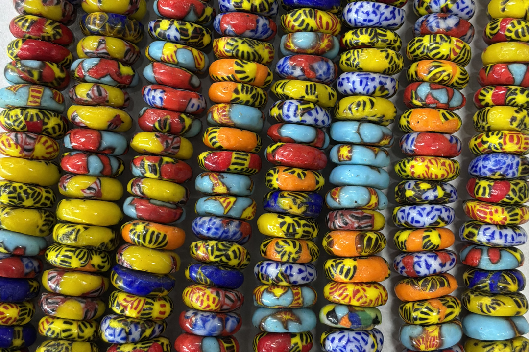 Donut African Sea Glass 10mm