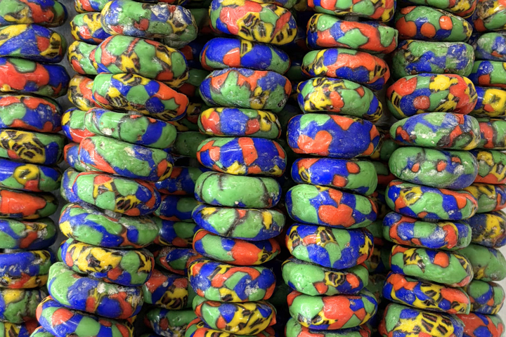 Donut African Sea Glass 10mm