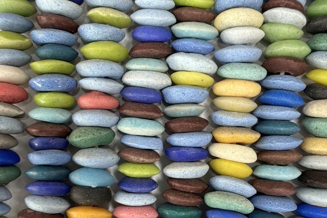 Donut African Sea Glass 10mm