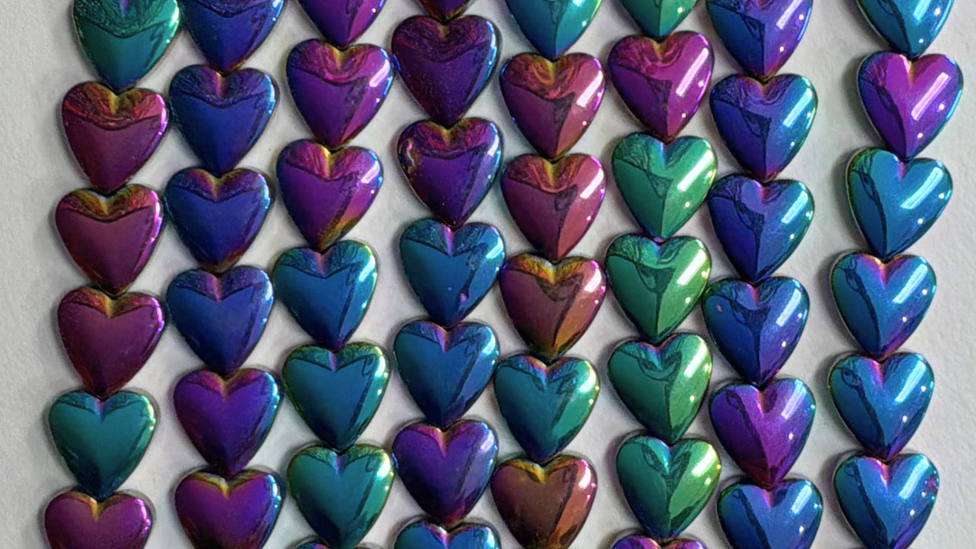 Hematite Shapes Rainbow