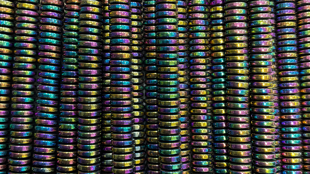 Hematite Shapes Rainbow