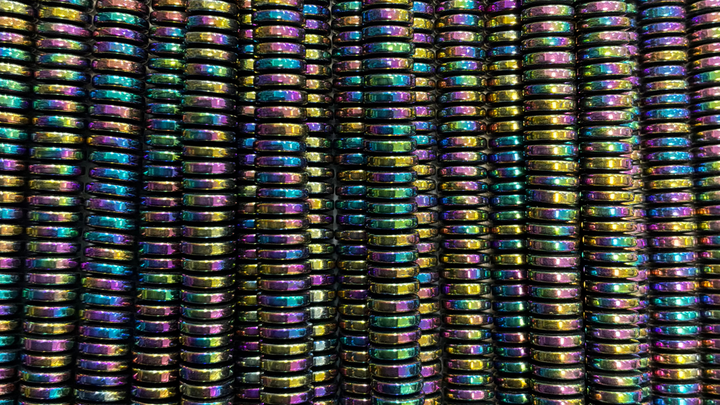 Hematite Shapes Rainbow