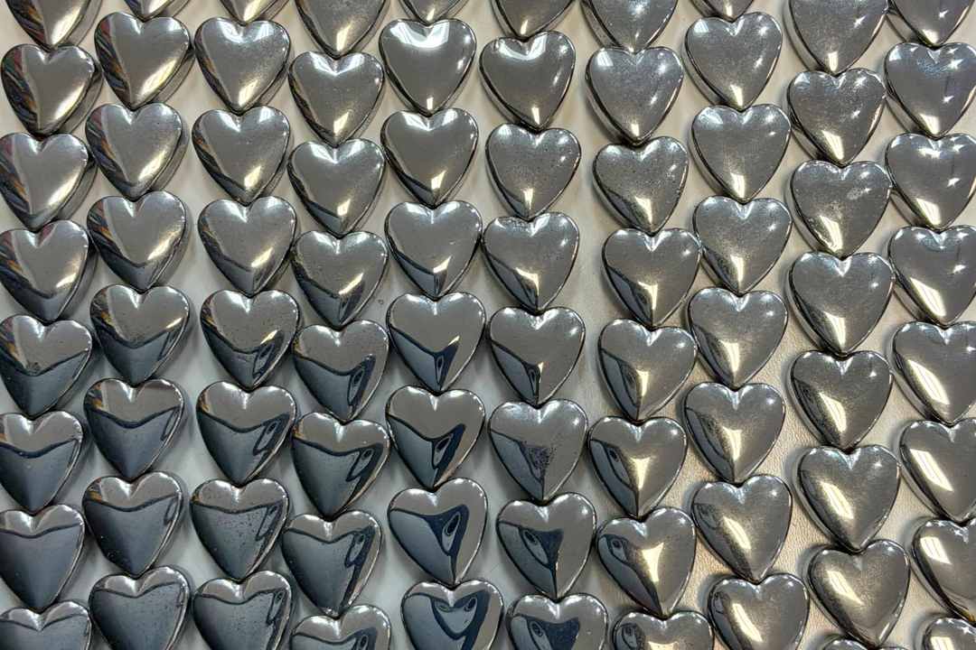 Hematite Shapes Silver