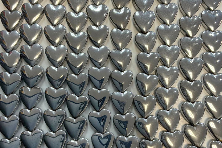 Hematite Shapes Silver
