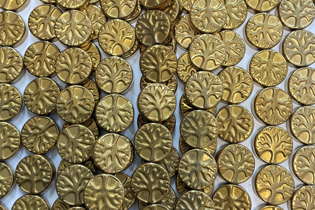 Hematite Shapes Old Gold