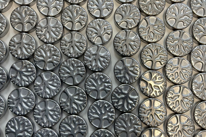 Hematite Shapes Silver