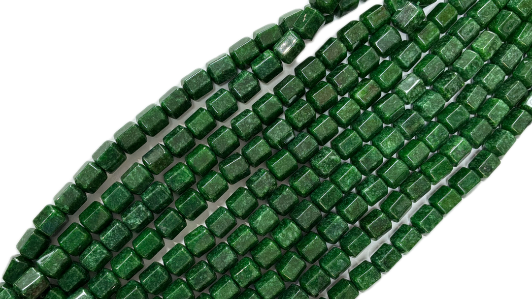 Faceted Quartz Barrel