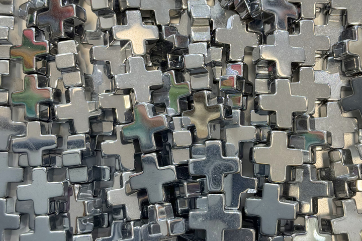 Hematite Shapes Silver