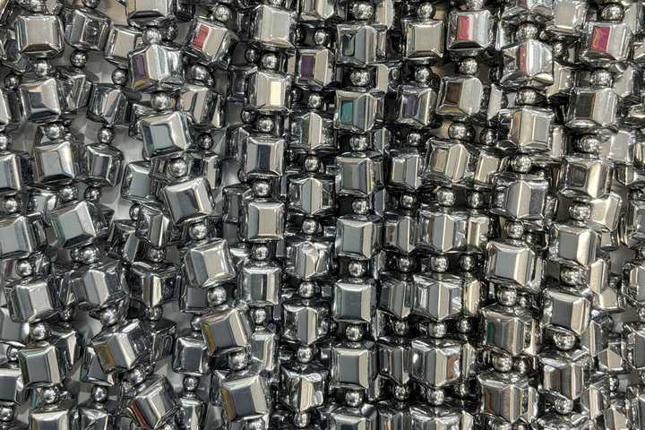 Hematite Shapes Silver