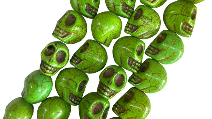 Magnesite Turquoise Skulls
