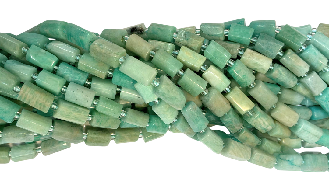 Amazonite Barrel Beads