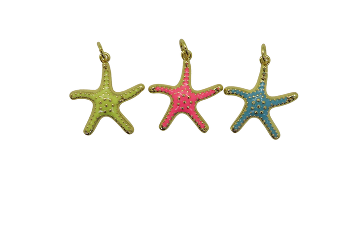 Enamel Neon Starfish