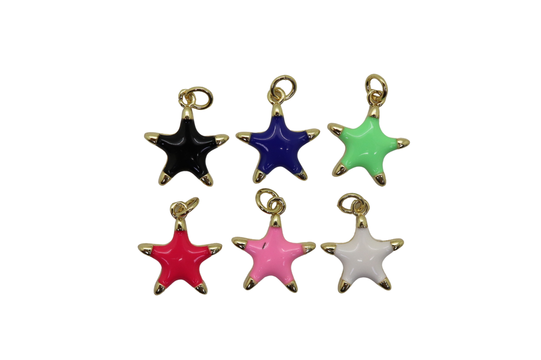 Enamel Neon Starfish