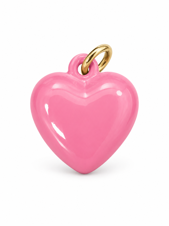 Enamel Heart Charm