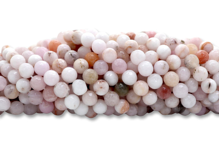 10mm  Semi-Precious Natural and Dyed Agate Round Faceted Beads