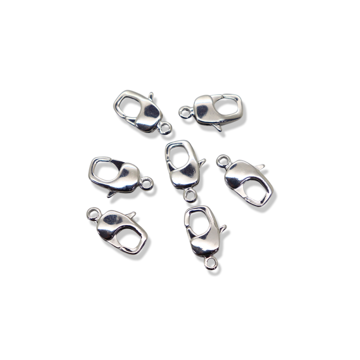 Stainless Steel Square Round Lobster Clasp 16.5mm