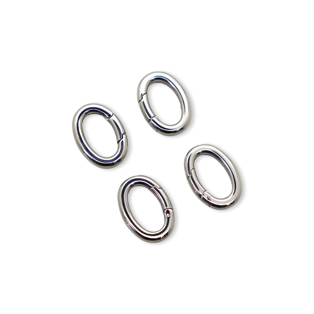 Spring Gates D Rings Stainless Steel Oval Spring Gate Rings – Beads And Wires