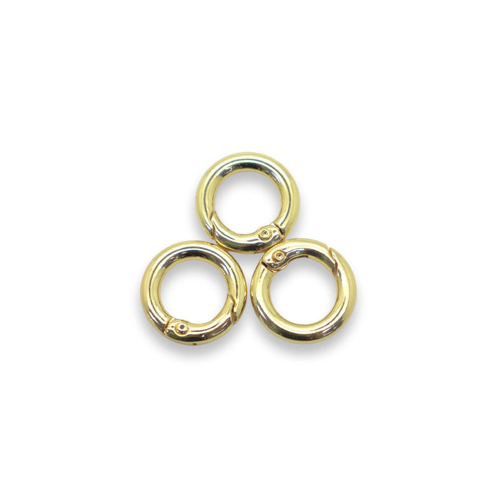 Circular Shaped Spring Gate Ring / Push Clasp