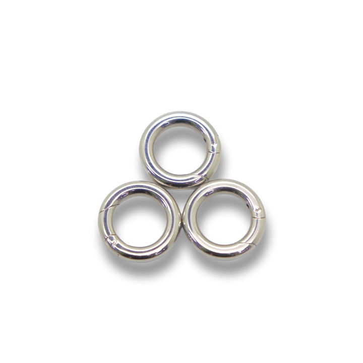 Circular Shaped Spring Gate Ring / Push Clasp