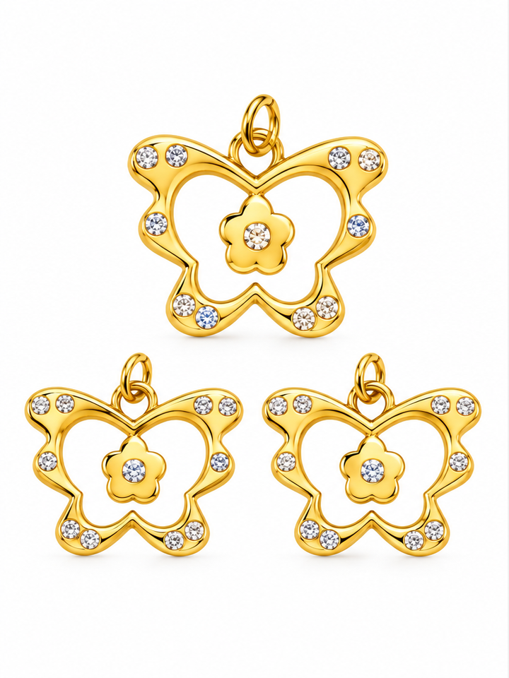Butterfly Zirconia Pendant