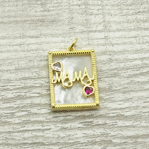 Mama Mother of Pearl Pendant