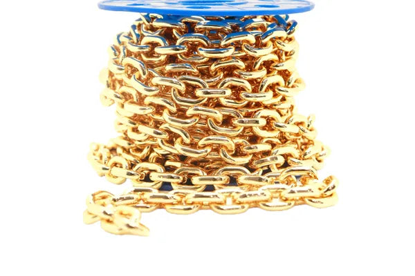 18KT GOLD PLATED LINK CHAIN | ONE FOOT