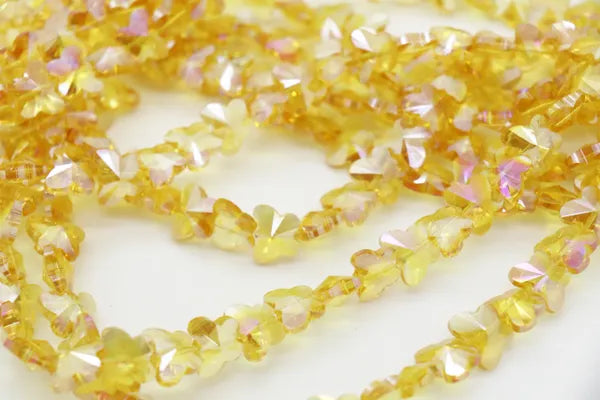 BUTTERFLY CRYSTALS 15MM | ONE STRAND 30 BEADS