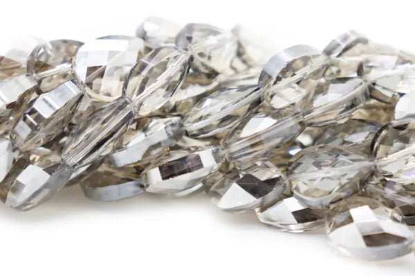 TEAR DROP FACETED CRYSTAL | ABOUT 16 BEADS