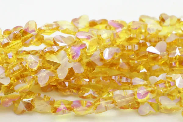 BUTTERFLY CRYSTALS 15MM | ONE STRAND 30 BEADS