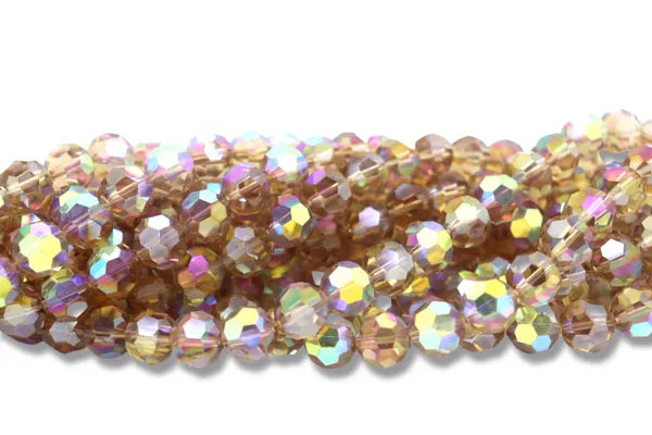 FACETED SWAROVSKI CUT CRYSTAL 12MM/ APPROX 25 PIECES