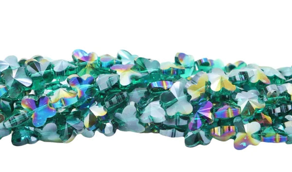 BUTTERFLY CRYSTALS 15MM | ONE STRAND 30 BEADS