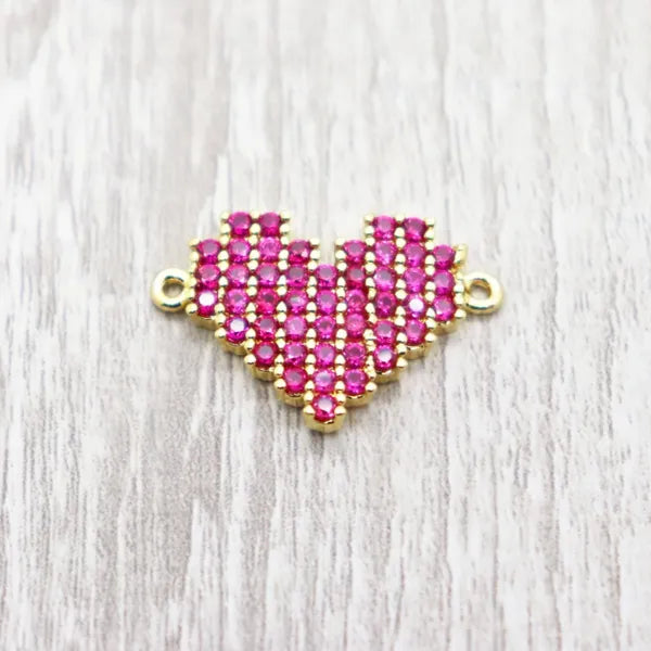 8-Bit Pink Heart Connector