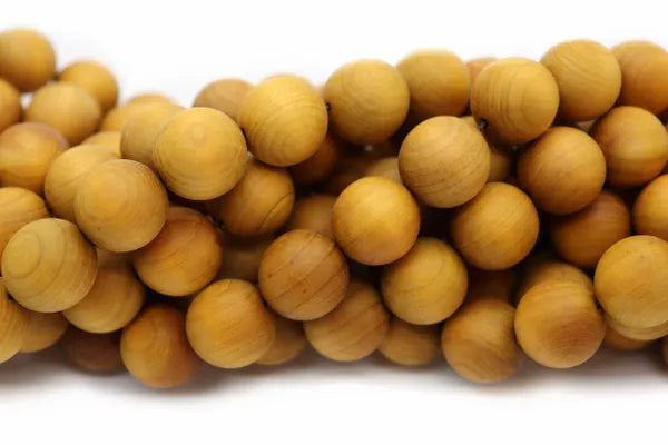 Natural Sandalwood Round Beads