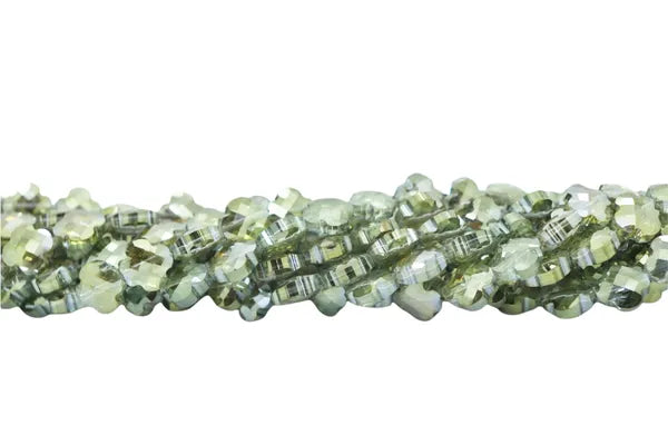 MINI CROSS CRYSTALS 12MM | ONE STRAND 30 BEADS