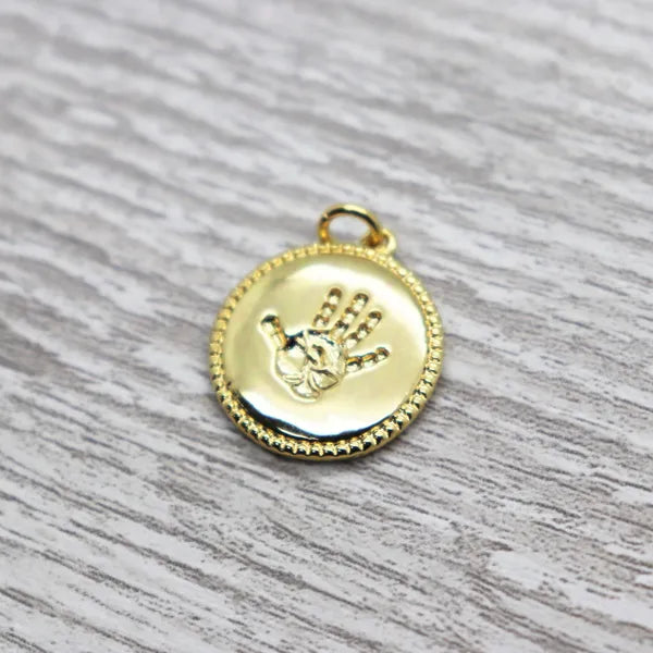 Baby Hand Print Pendant