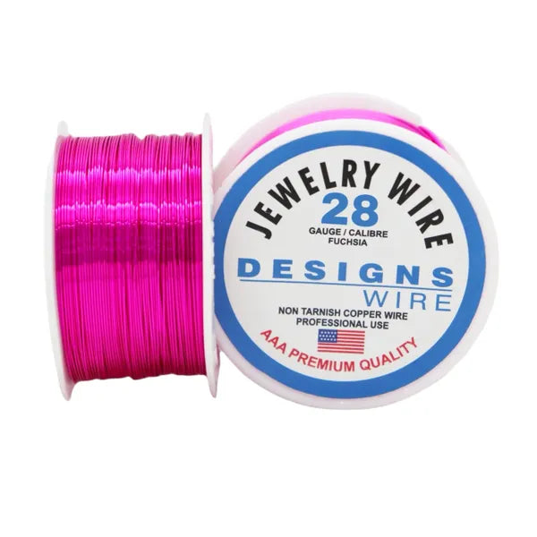 DESIGNS WIRE- Copper wire, Fuchsia Colored