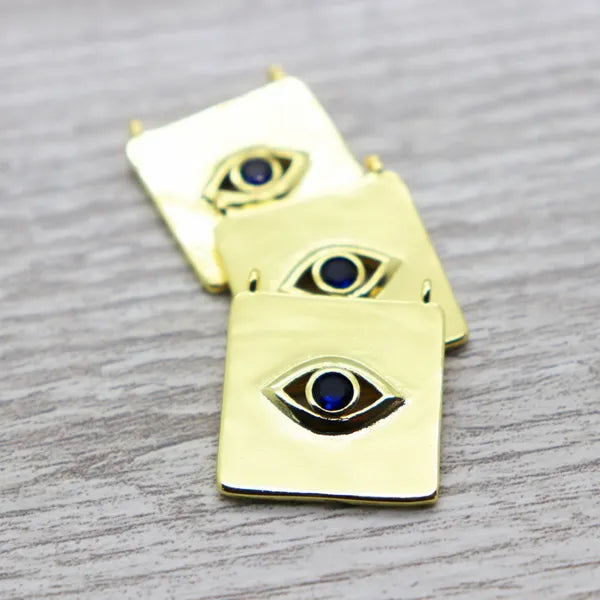 Evil Eye Square Pendant