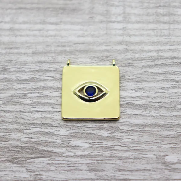 Evil Eye Square Pendant