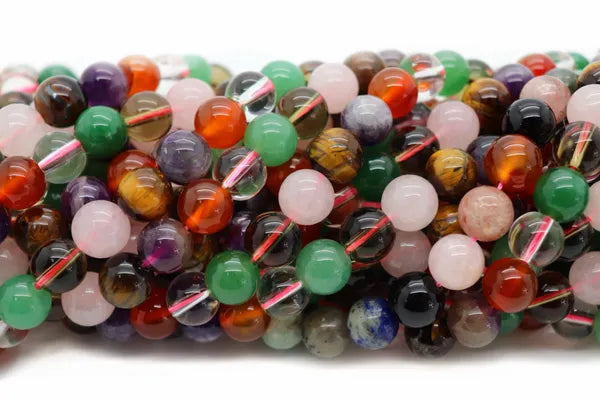 Semi-Precious Round Natural Mix Strand