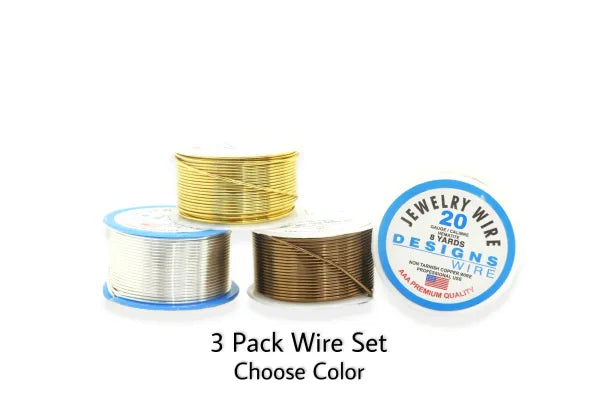 3 PACK / DESIGNS WIRE- Copper wire (EXCLUSIVE PACK PROMO)